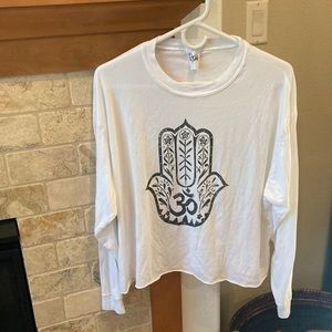 LETLUV white long sleeve top S